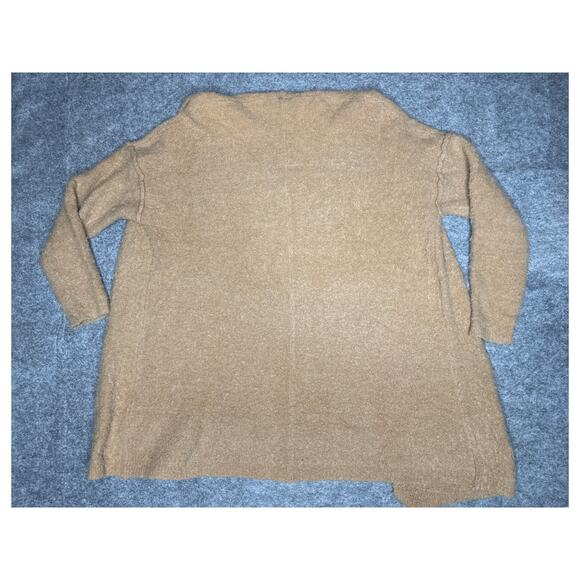 Free People Womens Phantom Long Line Neutral Tan Soft Cardigan Sweater Size S - Picture 6 of 11